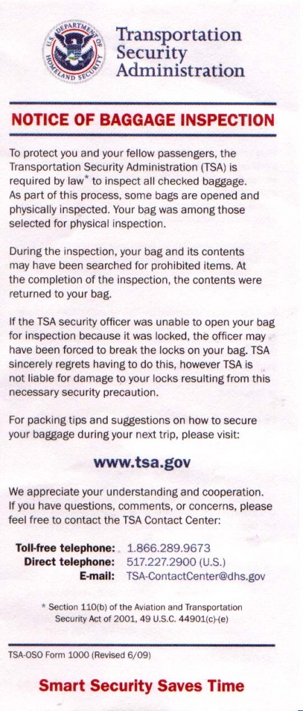 TSA_aviso