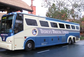 ônibus transporte da Disney