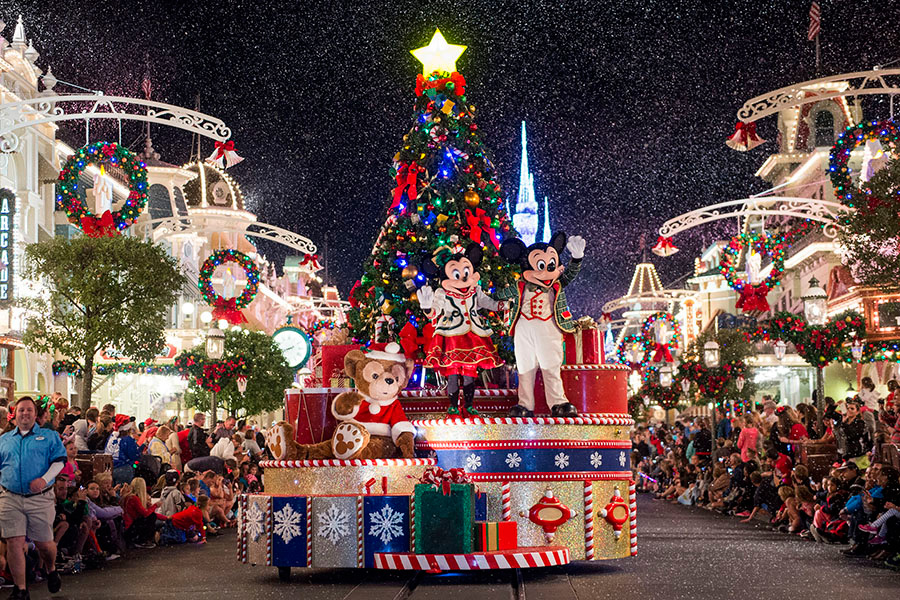 festa de natal do Mickey em Dezembro