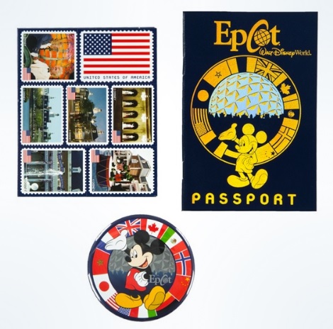 Livro Passaporte Epcot Disney 